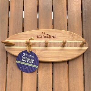 Totally Bamboo Surfboard Key Rack